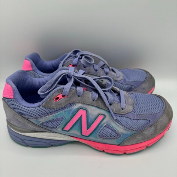 New Balance 990V4 Women's Purple & Pink Running Shoes Size 7 - Picture 2 of 5